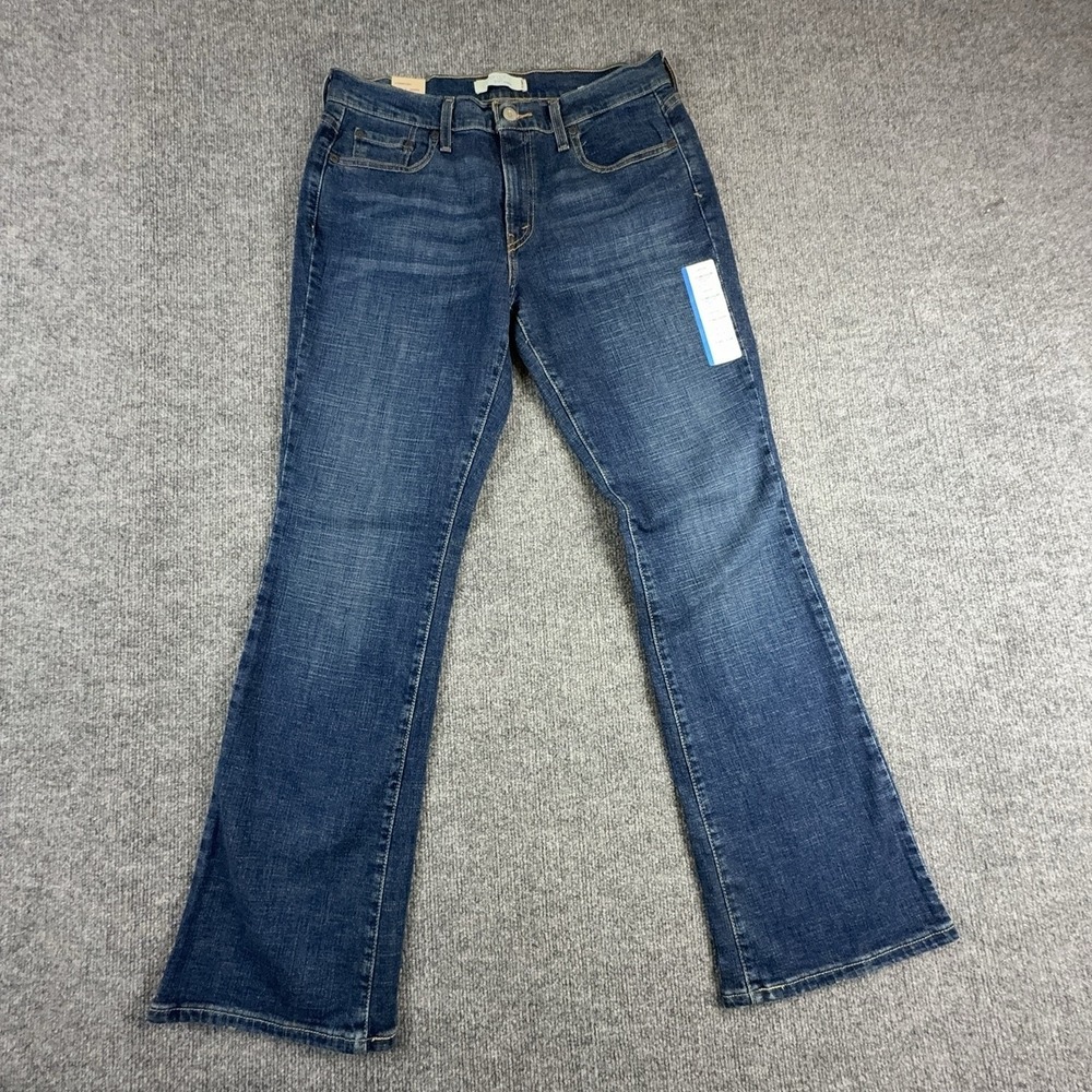 Levi's 515 Boot Cut Jeans Womens 10 Medium Wash Blue Mid Rise Stretch Denim